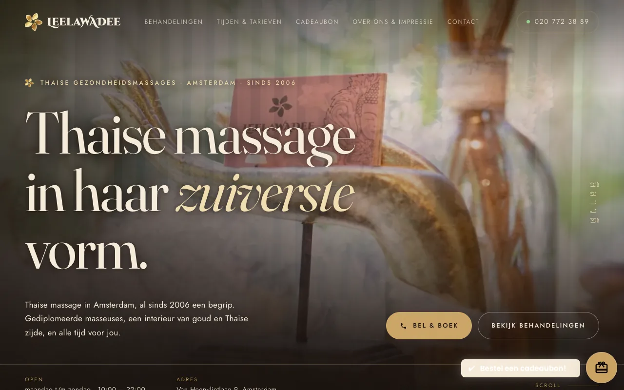 Website van Leelawadee
